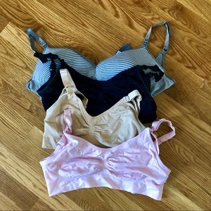 Maternity Nursing Bras - Set of 4